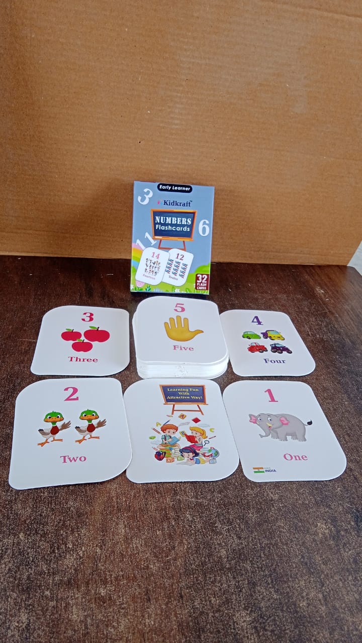 Kid kraft Early Learner 32-Piece Number Flashcard Set Kid kraft Early Learner 32-Piece Number Flashcard Set